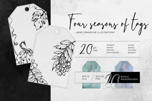 Download Four Seasons of Tags - Premium Resources