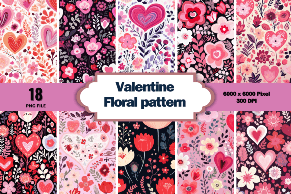 Download Valentine Floral Pattern Background - Floral Collection